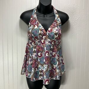 A SHORE FIT Tankini Top